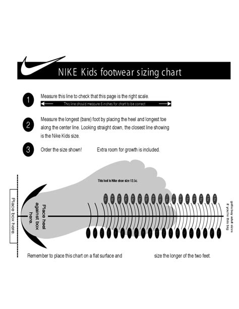 guide to nike dunks|nike printable shoe size chart.